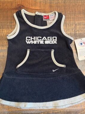 NWT Vintage 90’s/Y2K Nike MLB Chicago White Sox Baby Girl Terry dress